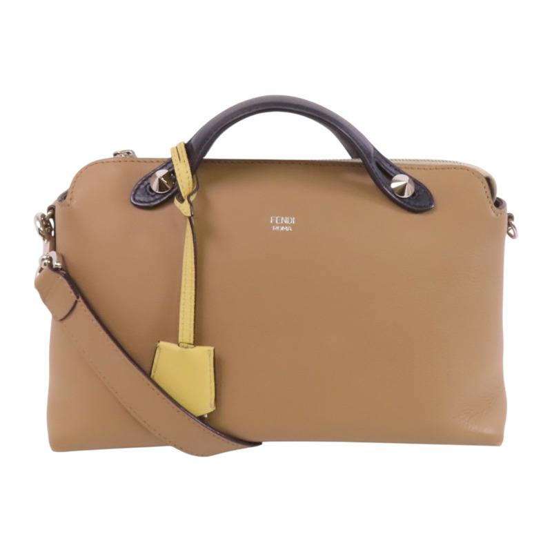 FENDI 牛皮皮革By The Way銀扣手挽肩背兩用袋-0