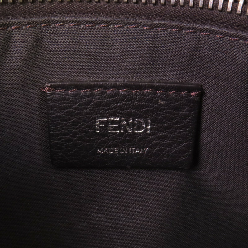 FENDI 牛皮皮革By The Way銀扣手挽肩背兩用袋-5