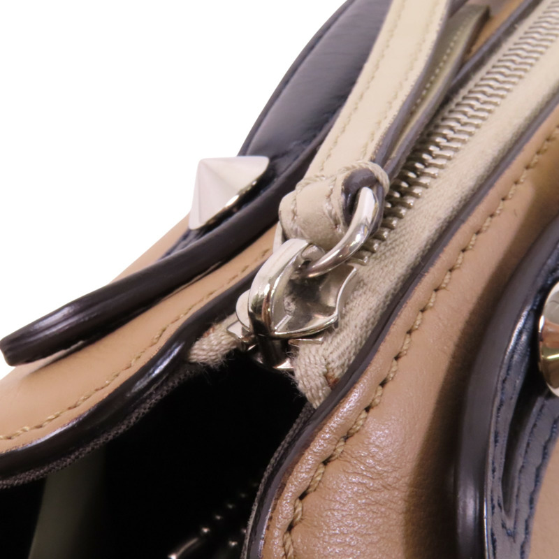 FENDI 牛皮皮革By The Way銀扣手挽肩背兩用袋-8