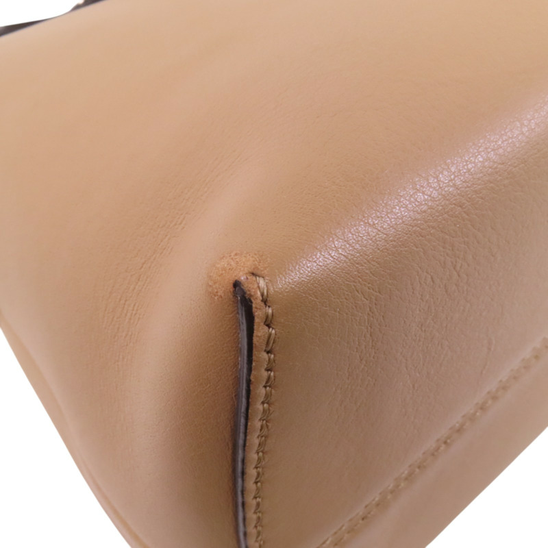 FENDI 牛皮皮革By The Way銀扣手挽肩背兩用袋-10