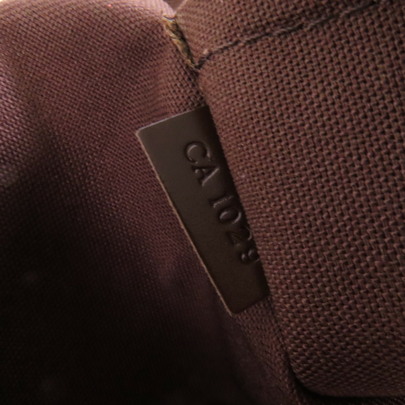 LOUIS VUITTON Damier Ebene Brooklyn GM金扣肩背袋-6