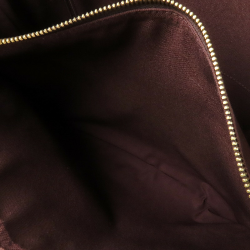 LOUIS VUITTON Damier Ebene Brooklyn GM金扣肩背袋-15