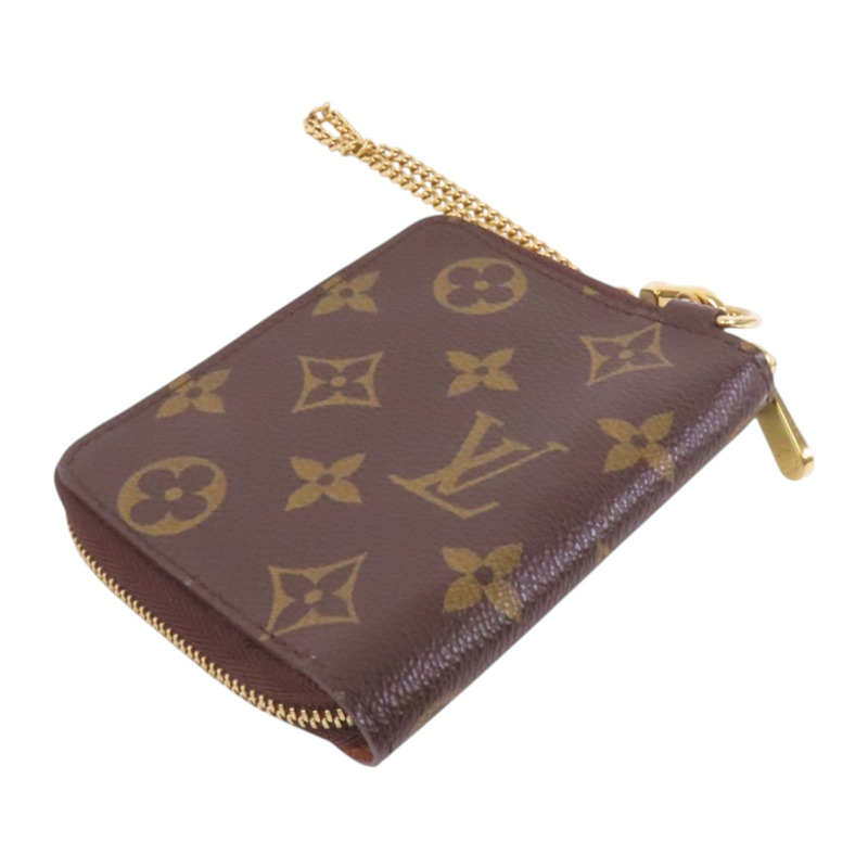 LOUIS VUITTON Monogram Zipper Card Case金扣卡套-3