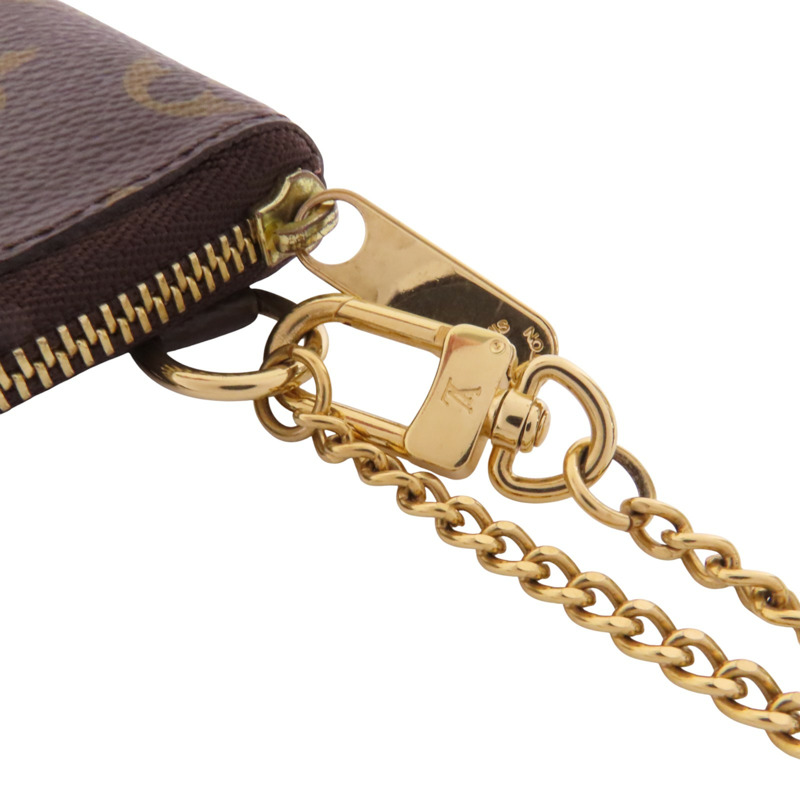 LOUIS VUITTON Monogram Zipper Card Case金扣卡套-9