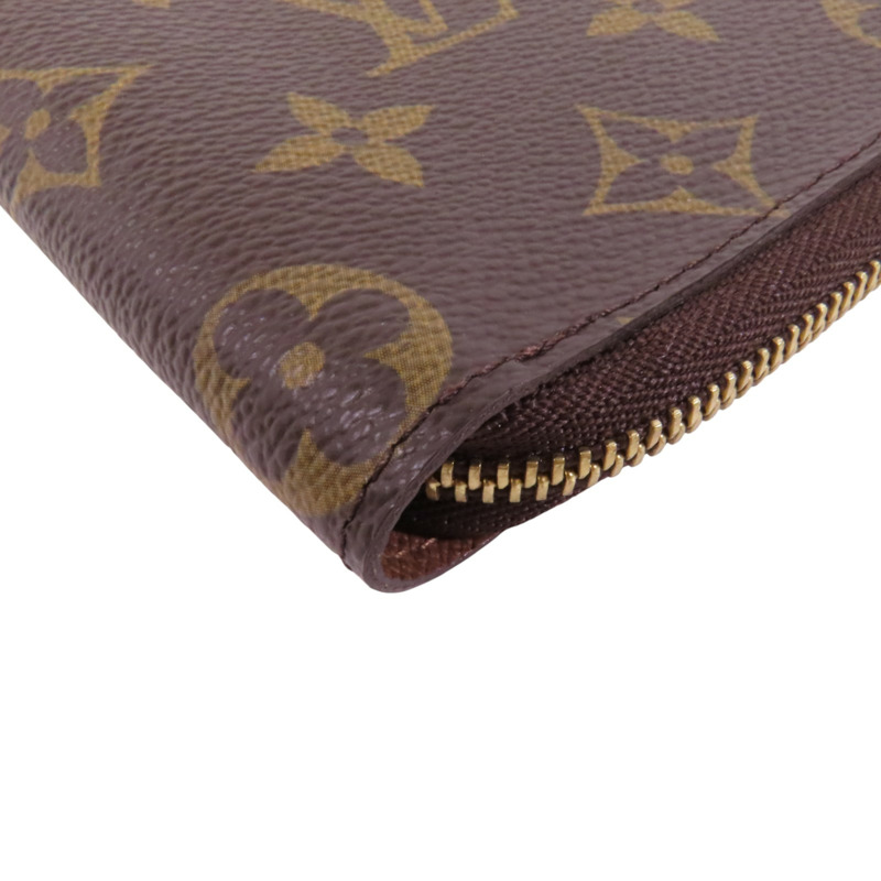 LOUIS VUITTON Monogram Zipper Card Case金扣卡套-10