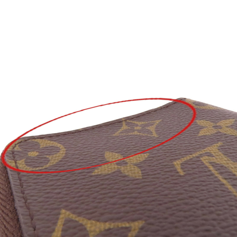 LOUIS VUITTON Monogram Zipper Card Case金扣卡套-16