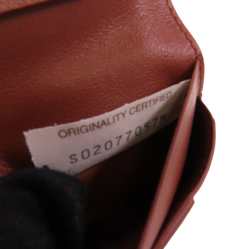 BOTTEGA VENETA 牛皮皮革Pocket Book Wallet金扣短錢包-8