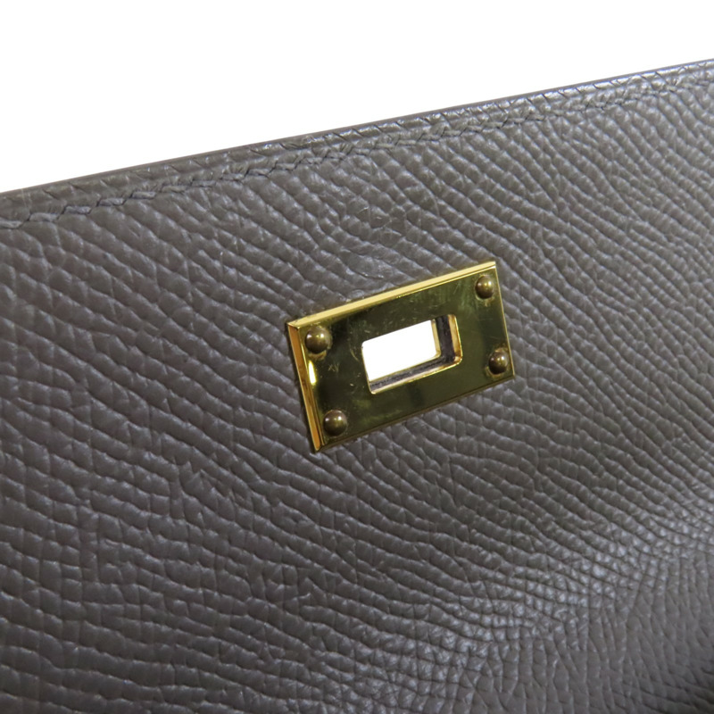 HERMES Epsom皮革Kelly To Go金扣肩背袋-15