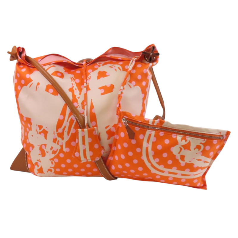 HERMES 絲質Silky City銀扣肩背袋-0