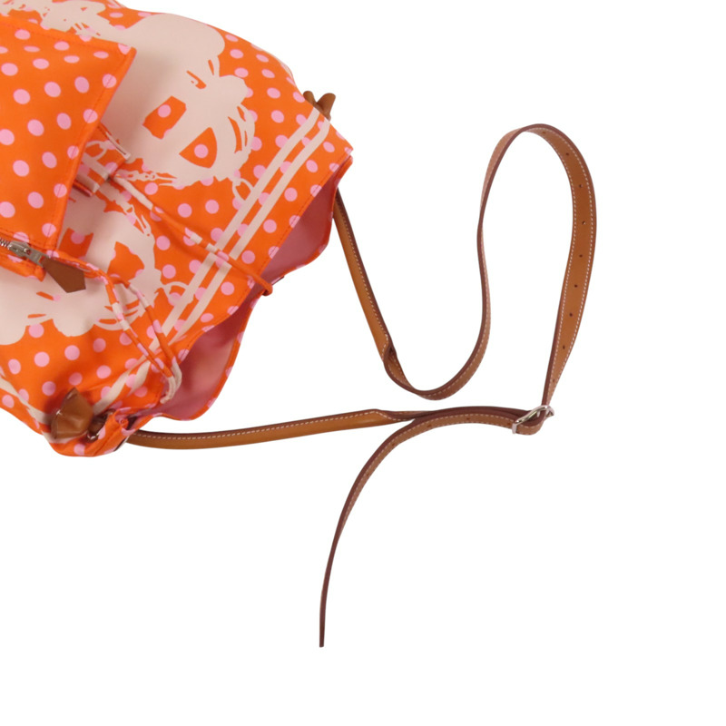 HERMES 絲質Silky City銀扣肩背袋-6