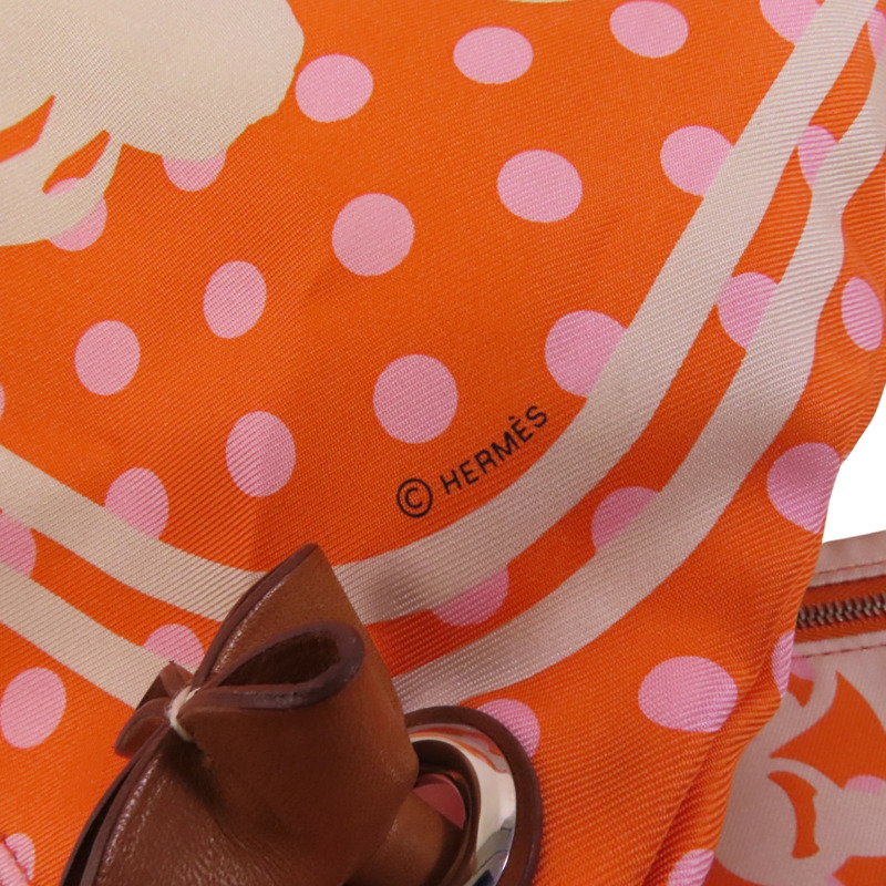 HERMES 絲質Silky City銀扣肩背袋-7