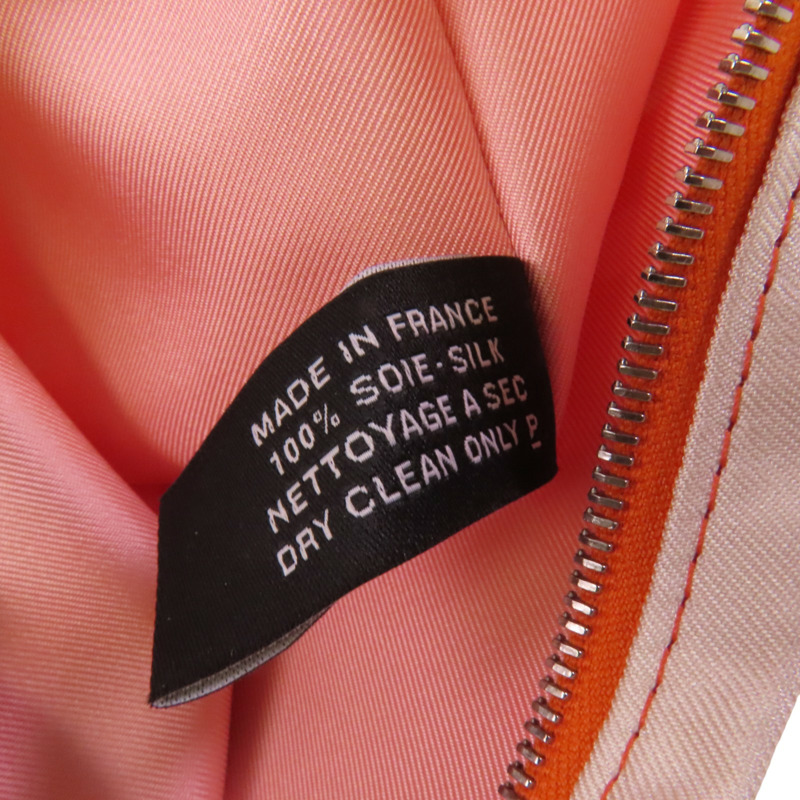 HERMES 絲質Silky City銀扣肩背袋-8