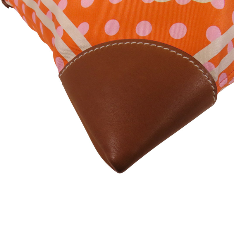 HERMES 絲質Silky City銀扣肩背袋-12