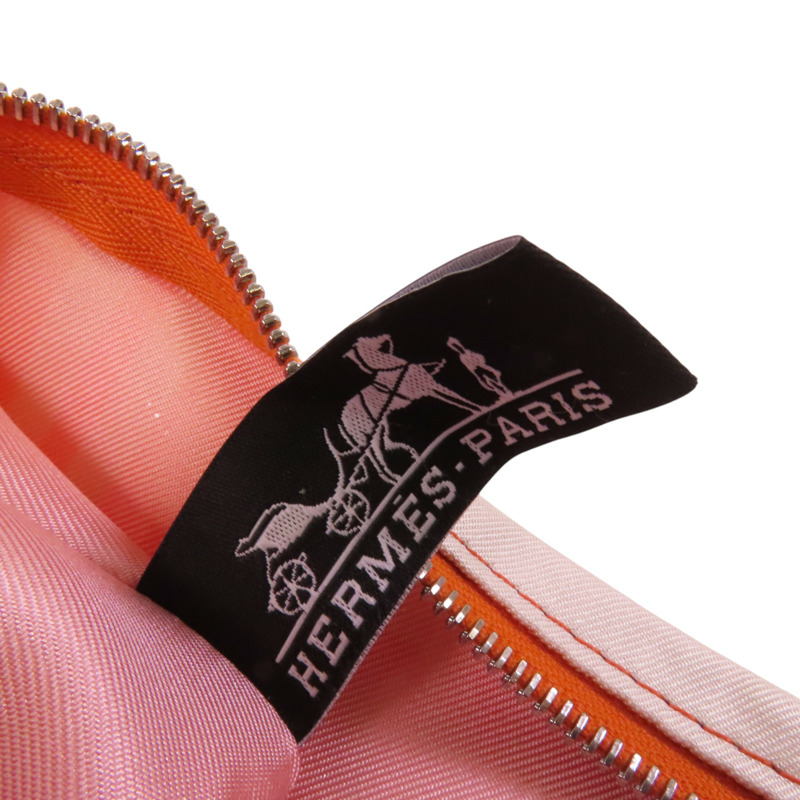 HERMES 絲質Silky City銀扣肩背袋-16