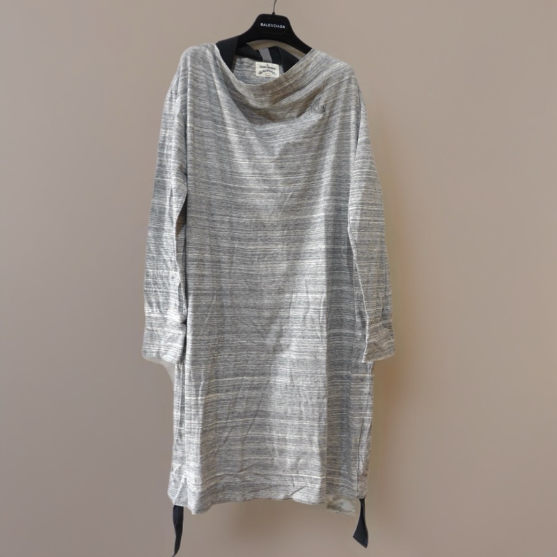 Vivienne Westwood 灰色抽繩洋裝-0