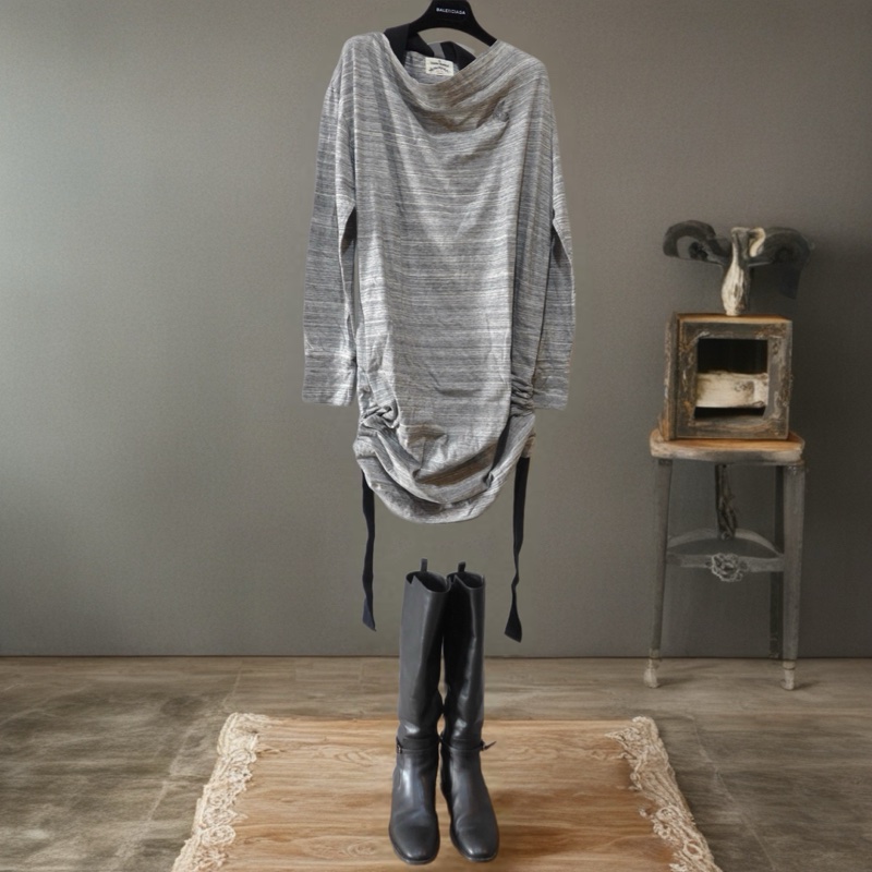 Vivienne Westwood 灰色抽繩洋裝-2