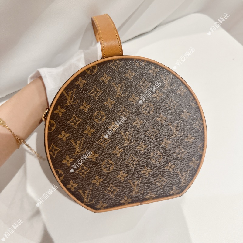莉亞精品♡ LV 老花圓餅包 二手美包-3