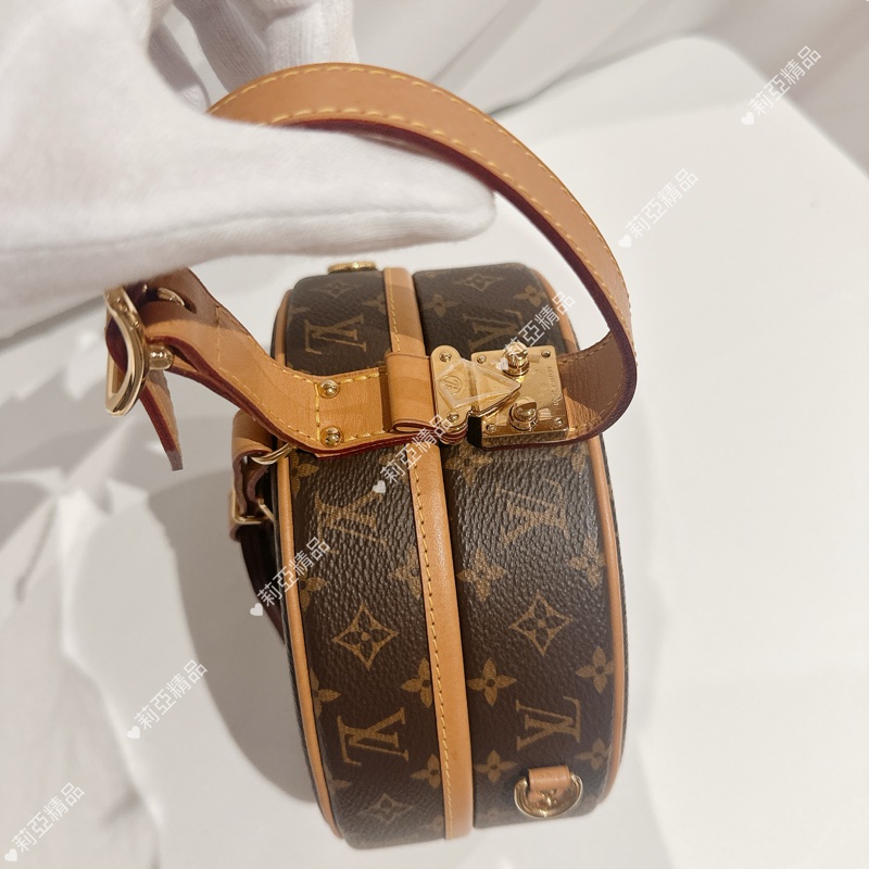 莉亞精品♡ LV 老花圓餅包 二手美包-4