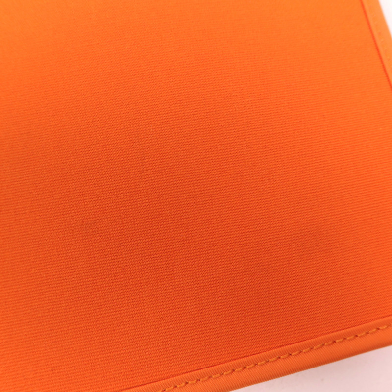 HERMES 帆布Herbag PM銀扣手挽肩背兩用袋Orange-18