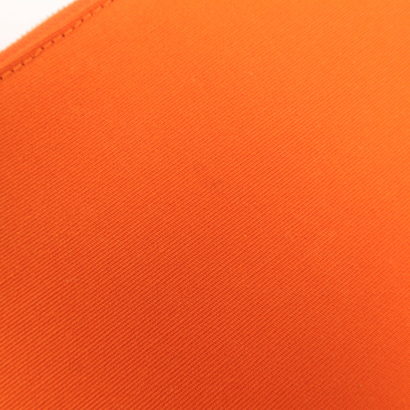 HERMES 帆布Herbag PM銀扣手挽肩背兩用袋Orange-19