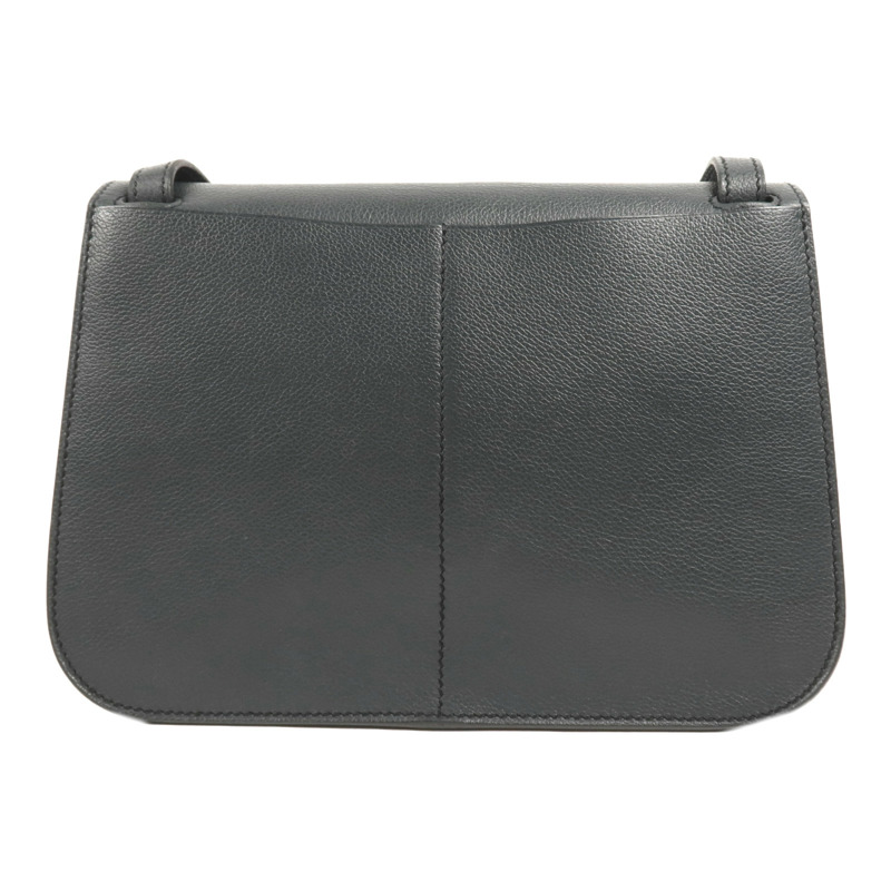 HERMES Evercolor皮革Halzan 25銀扣手挽肩背兩用袋-1