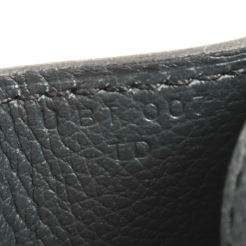 HERMES Evercolor皮革Halzan 25銀扣手挽肩背兩用袋-6