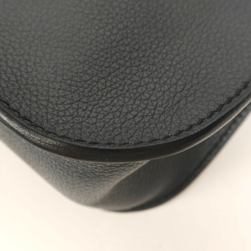 HERMES Evercolor皮革Halzan 25銀扣手挽肩背兩用袋-10