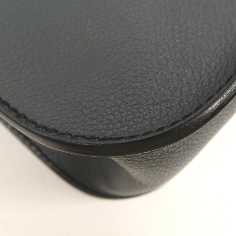 HERMES Evercolor皮革Halzan 25銀扣手挽肩背兩用袋-11