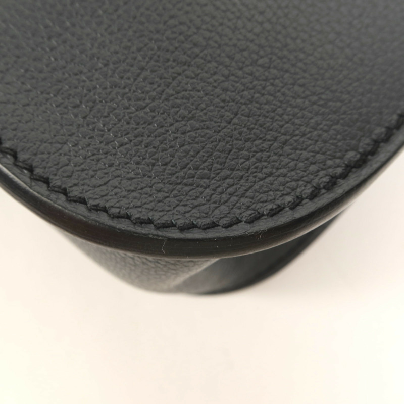 HERMES Evercolor皮革Halzan 25銀扣手挽肩背兩用袋-12