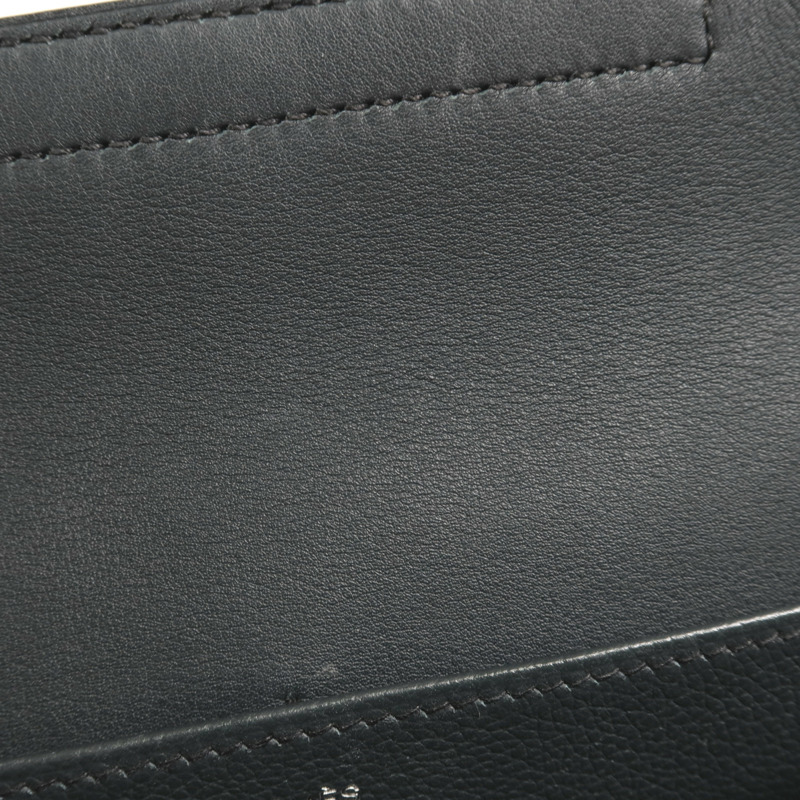 HERMES Evercolor皮革Halzan 25銀扣手挽肩背兩用袋-14