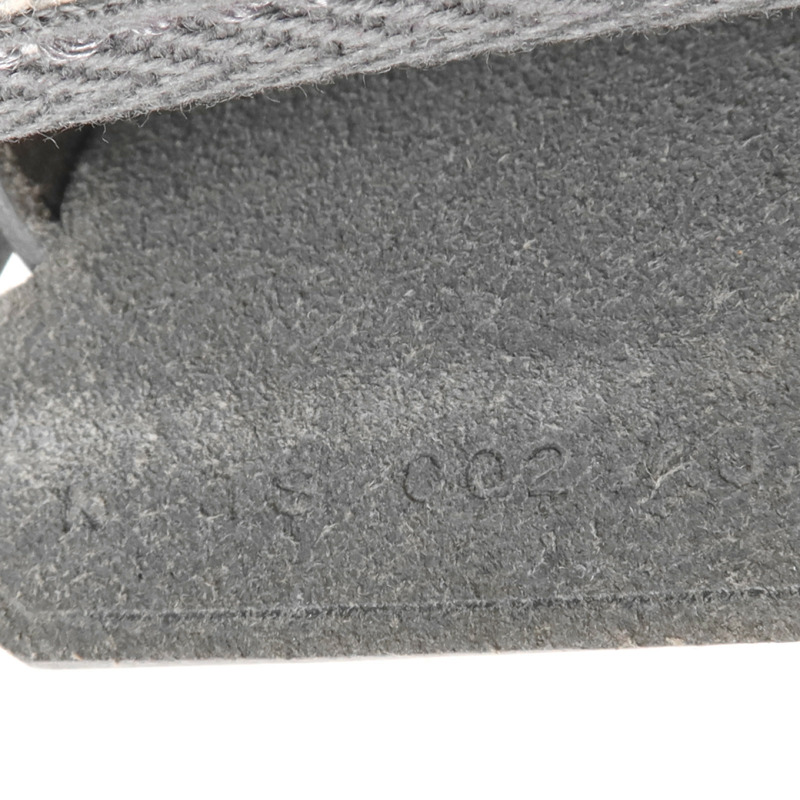 HERMES Toile H帆布Mini Herbag銀扣肩背袋Ardoise-6