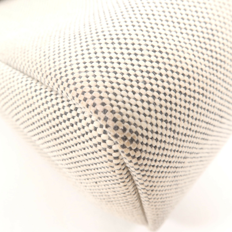 HERMES Toile H帆布Mini Herbag銀扣肩背袋Ardoise-10