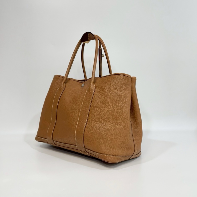 HERMES 37Gold焦糖色Negonda Garden Party36cm-1