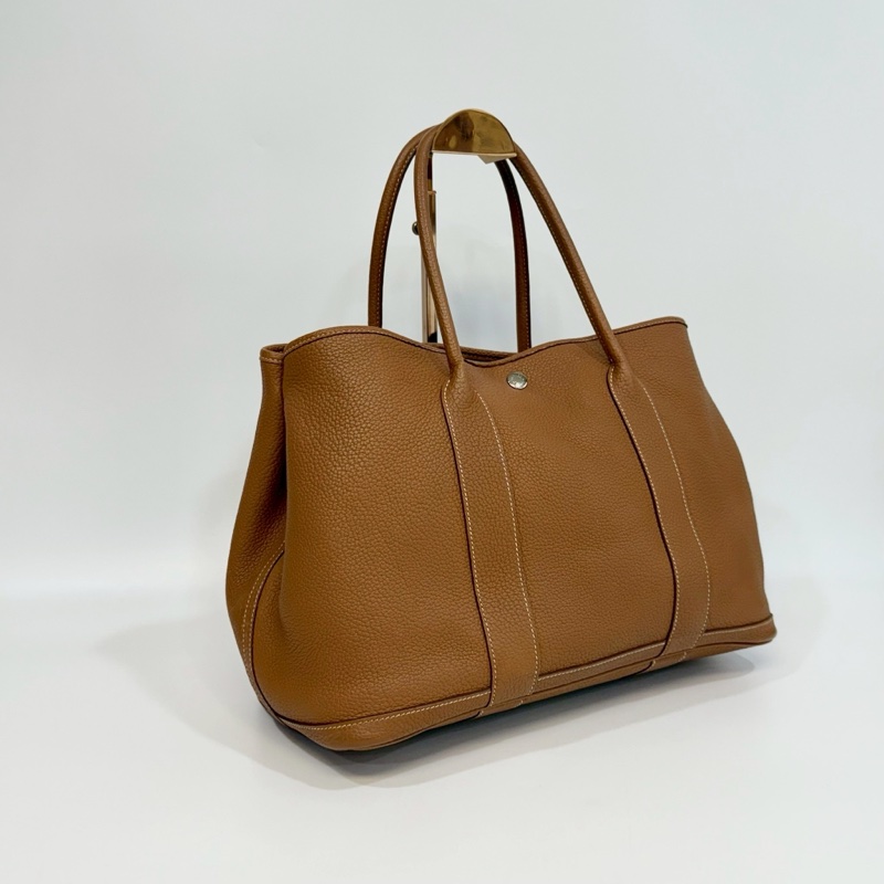 HERMES 37Gold焦糖色Negonda Garden Party36cm-2