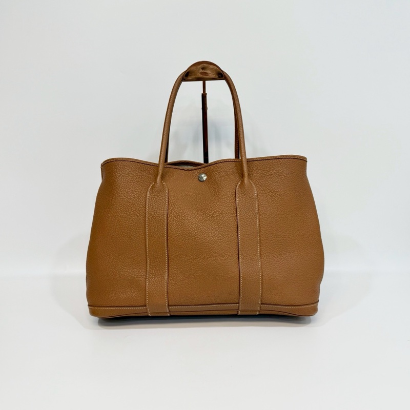 HERMES 37Gold焦糖色Negonda Garden Party36cm-3