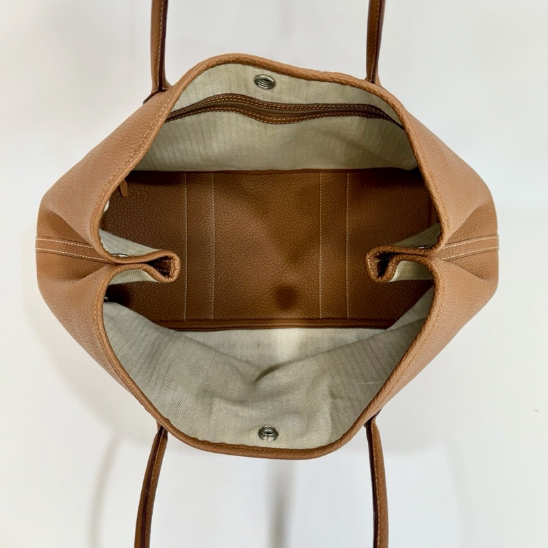 HERMES 37Gold焦糖色Negonda Garden Party36cm-5