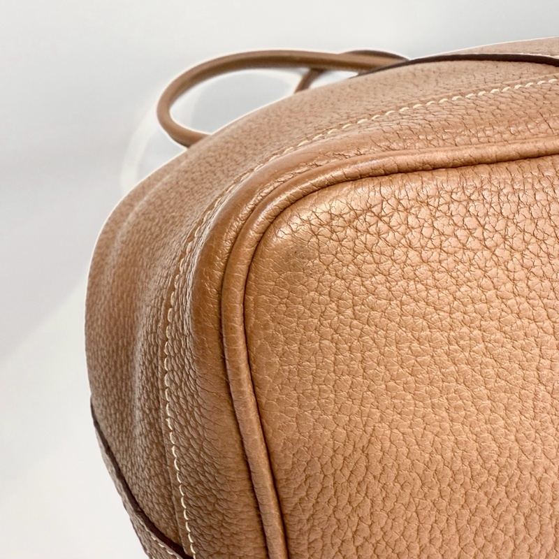 HERMES 37Gold焦糖色Negonda Garden Party36cm-8