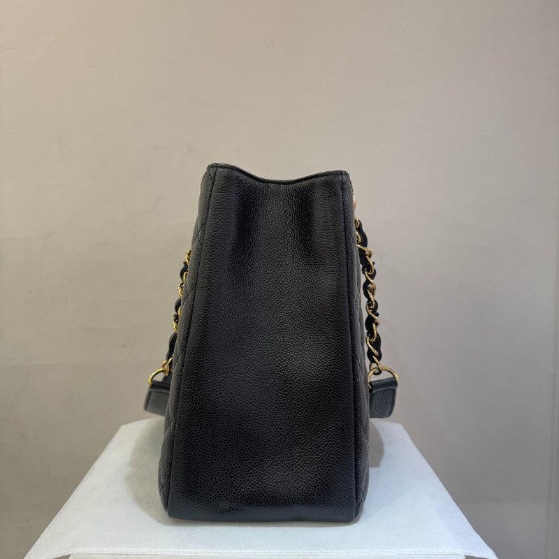 CHANEL黑荔枝金釦GST-2