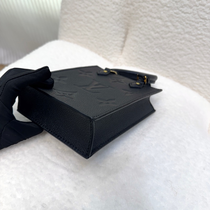 LV黑色牛皮壓紋MINI琴譜包M81417-7