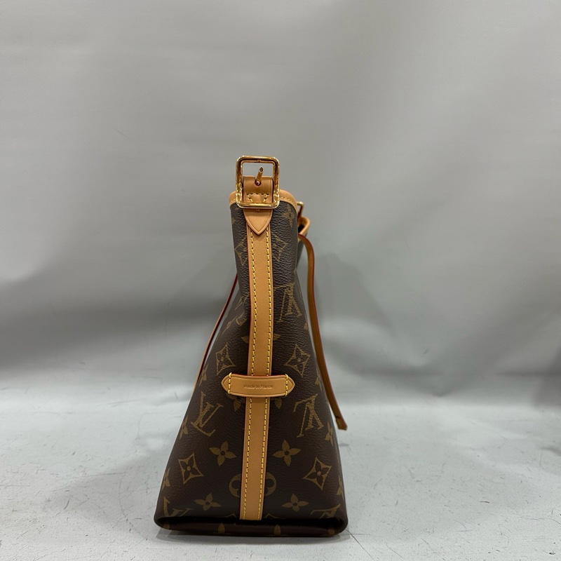 LV m46203 原花金釦carryall pm 肩背包-2