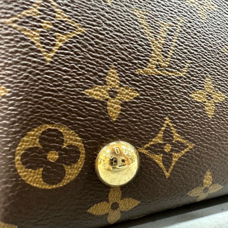 LV m46203 原花金釦carryall pm 肩背包-18