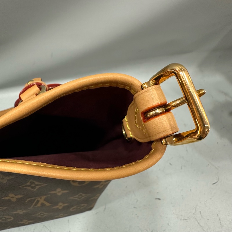 LV m46203 原花金釦carryall pm 肩背包-28