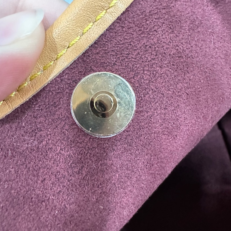 LV m46203 原花金釦carryall pm 肩背包-32