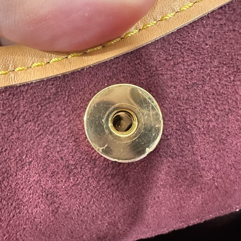 LV m46203 原花金釦carryall pm 肩背包-33