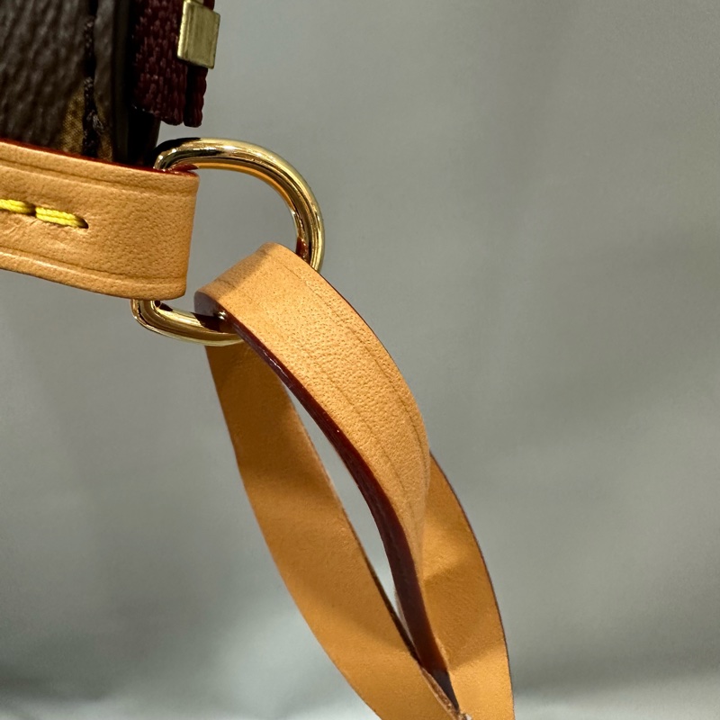 LV m46203 原花金釦carryall pm 肩背包-52