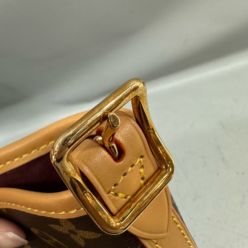 LV m46203 原花金釦carryall pm 肩背包-57