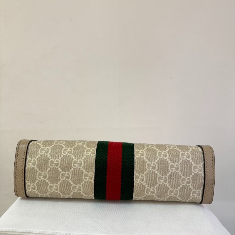 GUCCI 米邊 Ophidia 夾層鍊包-4