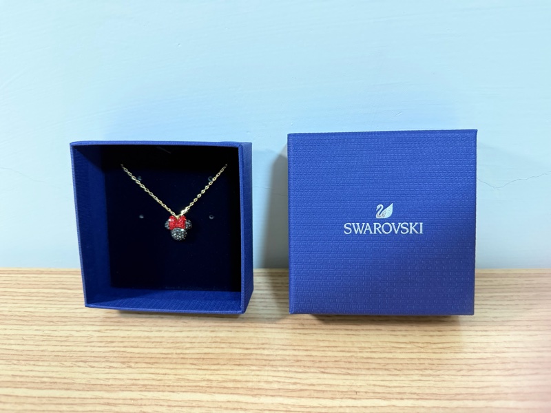 Swarovski的米妮（Minnie Mouse）項鍊-7