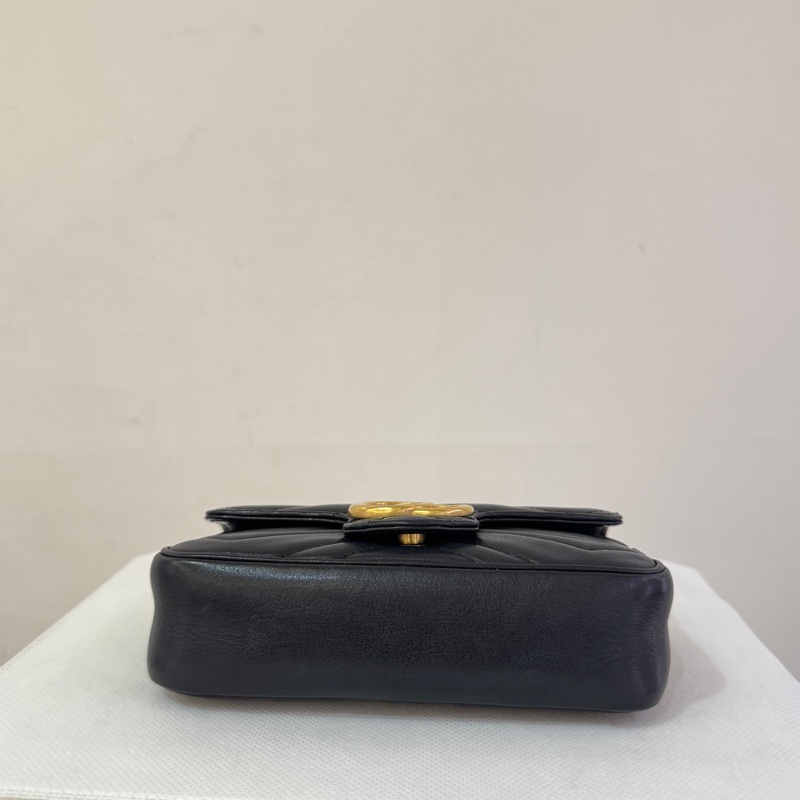 GUCCI黑金練Marmont Mini-4