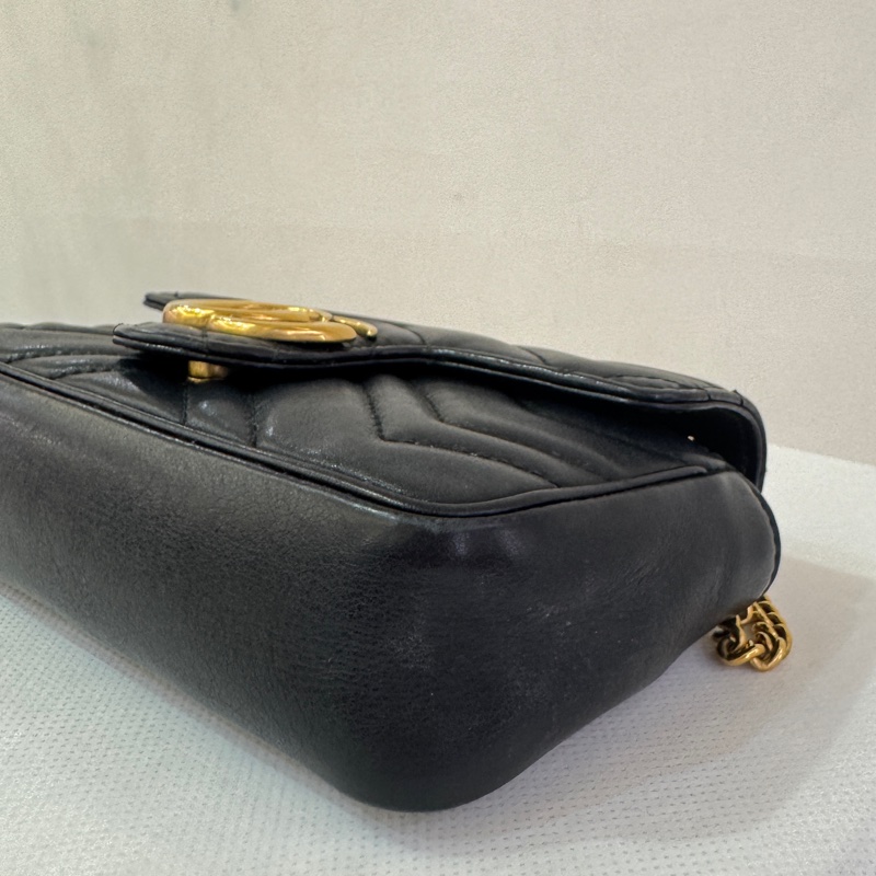 GUCCI黑金練Marmont Mini-5